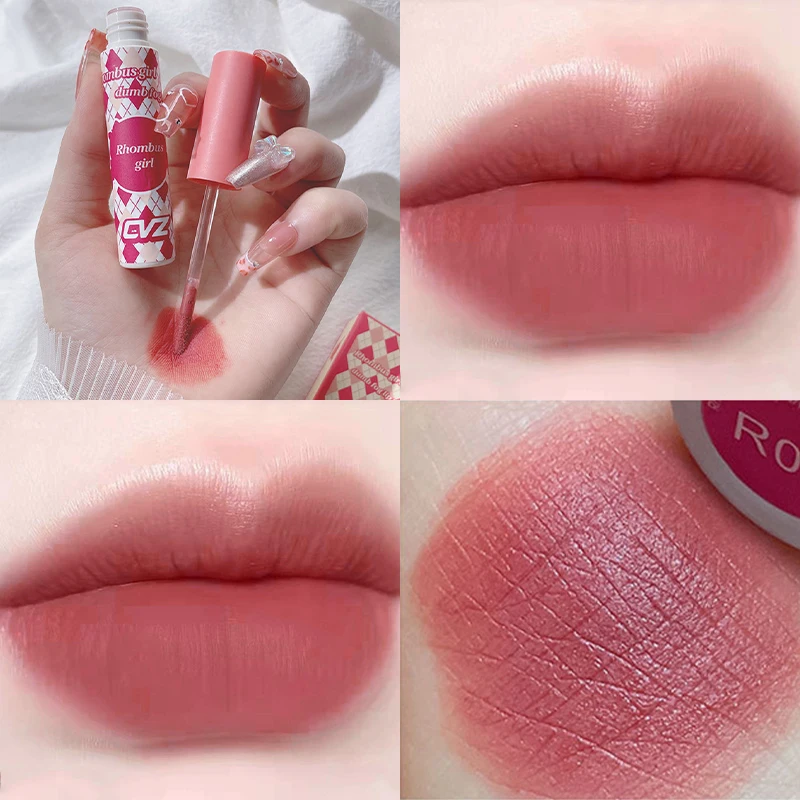 

6 Colors Lipgloss Red Silky Lip Tint Mud Soft Mist Lip Gloss Moisture Lipstick Velvet Matte Lipstick Lip Glaze Cosmetics