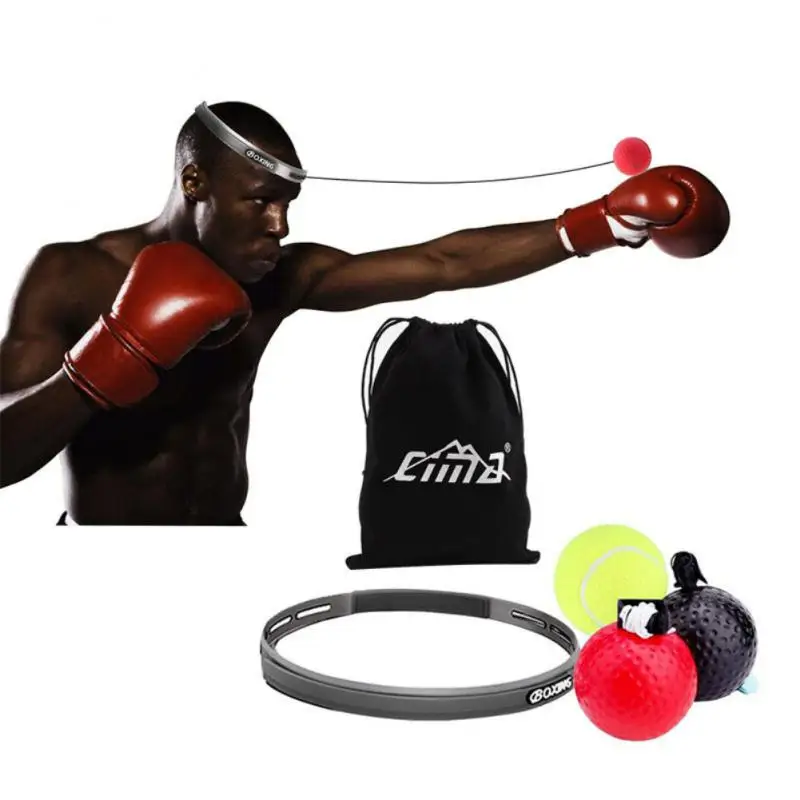 

Boxing Reflex Ball Set 3 Difficulty Level Boxing Balls With Adjustable Headband For Punching Speed Reaction Agility Training