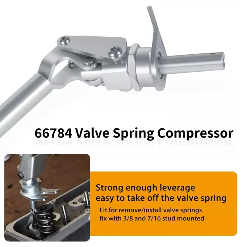 Универсально 66784 Инструмент для компрессора пружин клапана с креплением шпильки