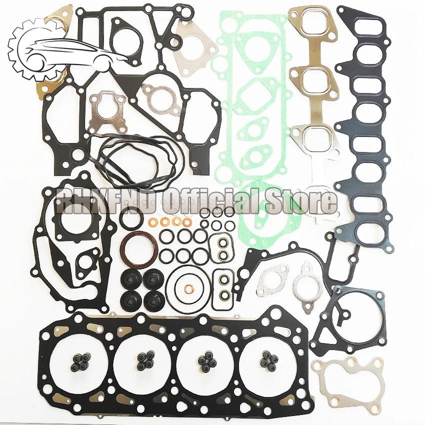 Фото 10101-2W225 ZD30 ZD30DDTI подходит для Nissan PATROL NAVARA URVAN 3.0L, полный комплект уплотнений прокладки двигателя. №1