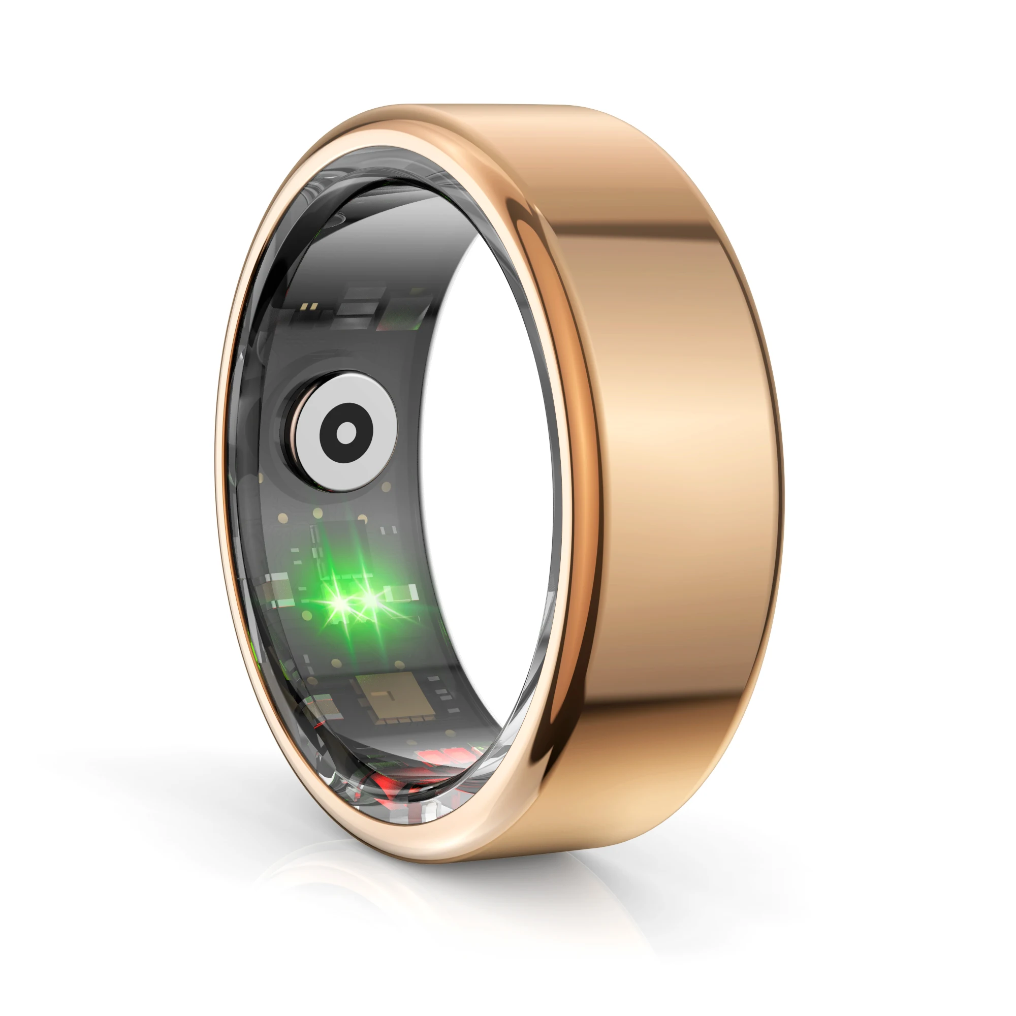 Фото Yarrasonic Anillo inteligente пульсометр из нержавеющей стали трекер сна калории низкая цена умное кольцо для мужчин без приложения №4