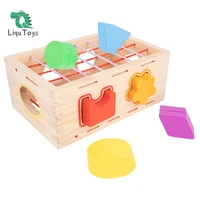 treeyear montessori toys for 1 year oldbaby sorter toy colorful cube and 6 pcs multi sensory shapedevelopmental learning toys