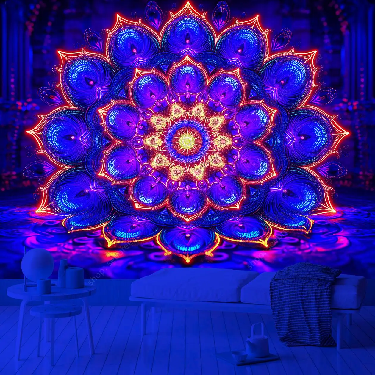 Богемный мандала гобелен 100% полиэстер