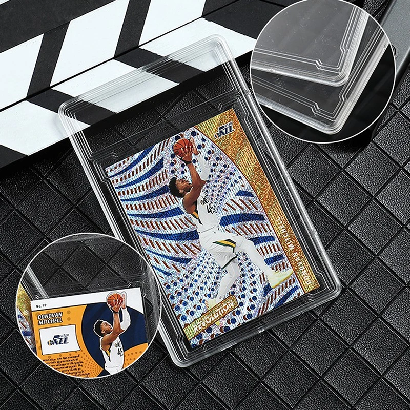 

1pcs 90x65mm Acrylic Game Star PSA Trading Card Slabs Sleeves Holder Case Identification Box Playing Card Plastic Slab