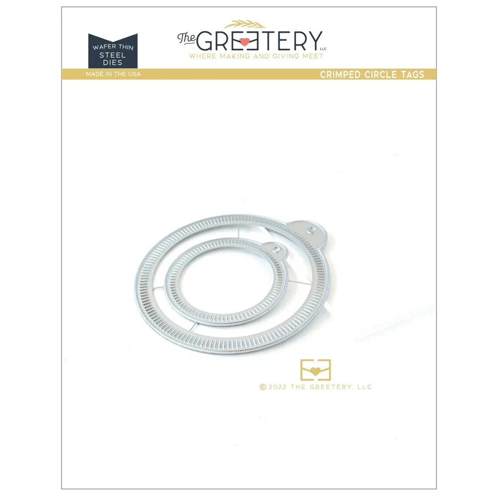 2023 AliliArts металлические Вырубные штампы обжимные круглые бирки сделай сам