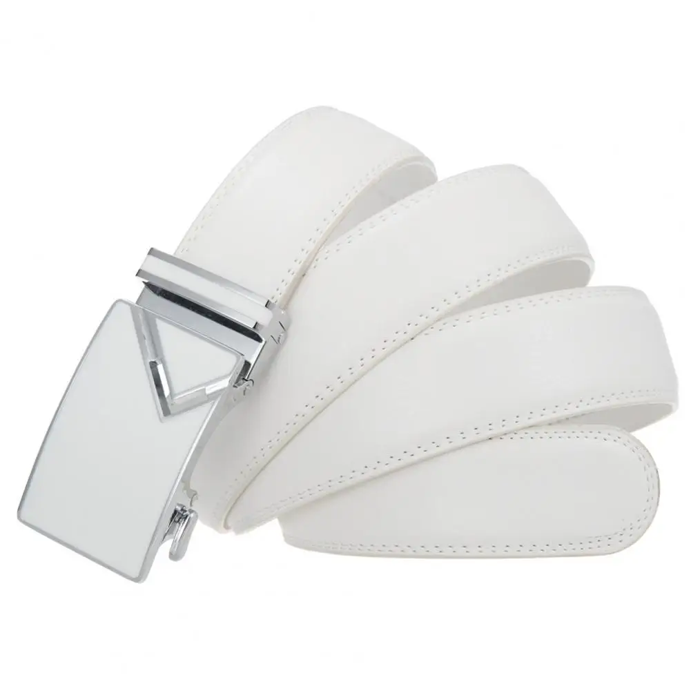 

Chic Smooth Surface Men Business Belt Jeans Belt Reusable Versatile