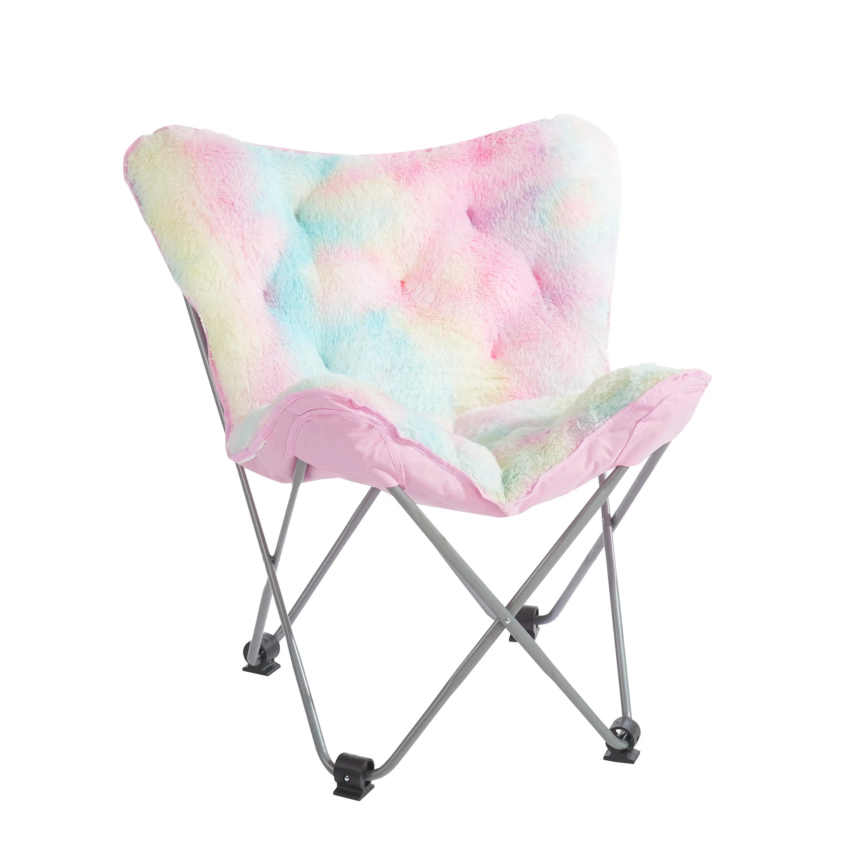 

Heritage Club Faux Fur Folding Chair, Multi-color