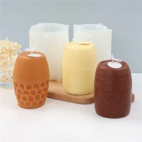 new honeycomb thread pillar candle mold silicone flower thread aromatherapy mold plaster soap mold candle making resin molds