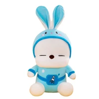 4060cm cute hooded rabbit soft stuffed animals doll cartoon soft toy for girls kawaii accessories large stuffed toys gift