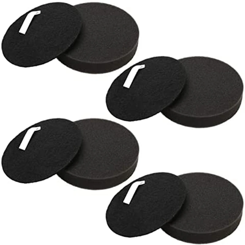 

4Pack Replacement Motor Pre-Filter&Carbon Foam Filter For Bissell 2252 2486 2489 2254 Rotary Upright Vacuum,Part 1608225