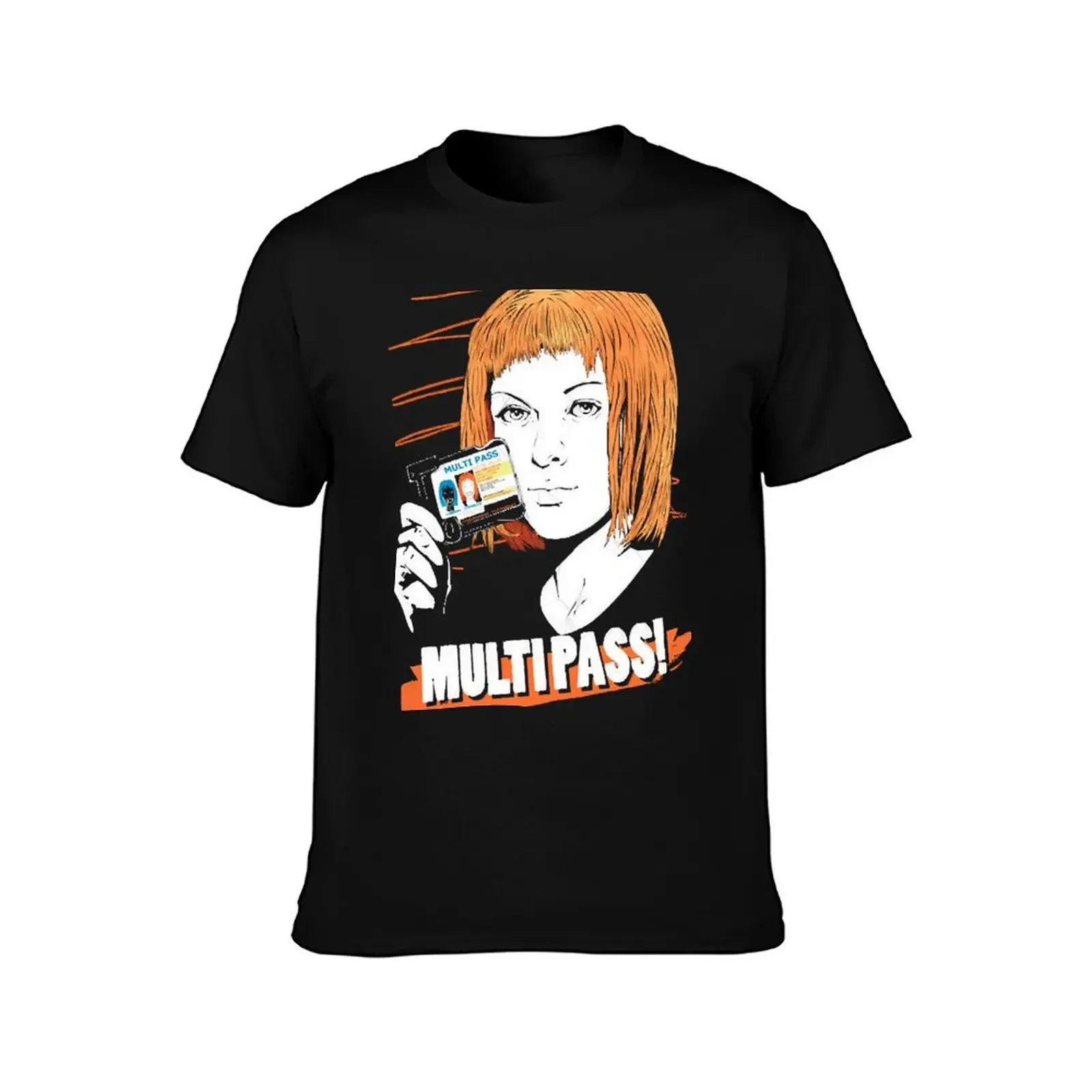 MULTIPASS! Мужская летняя футболка оверсайз