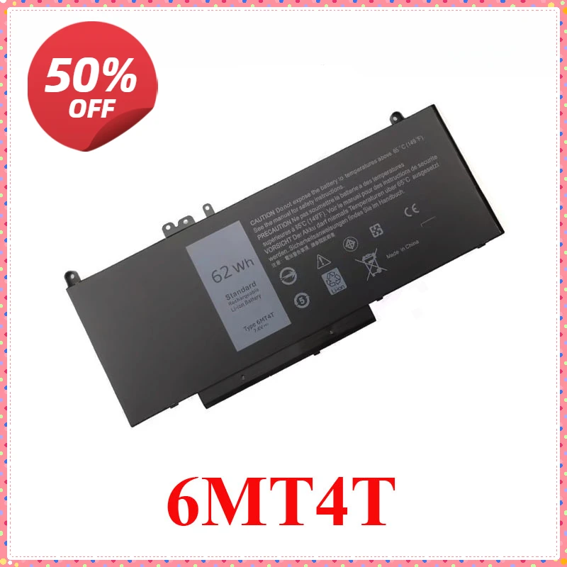 Аккумулятор для ноутбука DELL Latitude E5470 E5570 M3510 7 6 &quot7V69Y TXF9M 79VRK 07V69Y 7800 в 62 Вт · ч 15 мАч