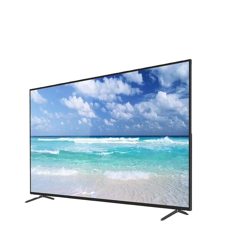 Фото Светодиодный телевизор 50-дюймовый тонкий экран, 4K Ultra HD, светоизлучающий диод, ЖК-дисплей Smart Android TV, домашний отель №4