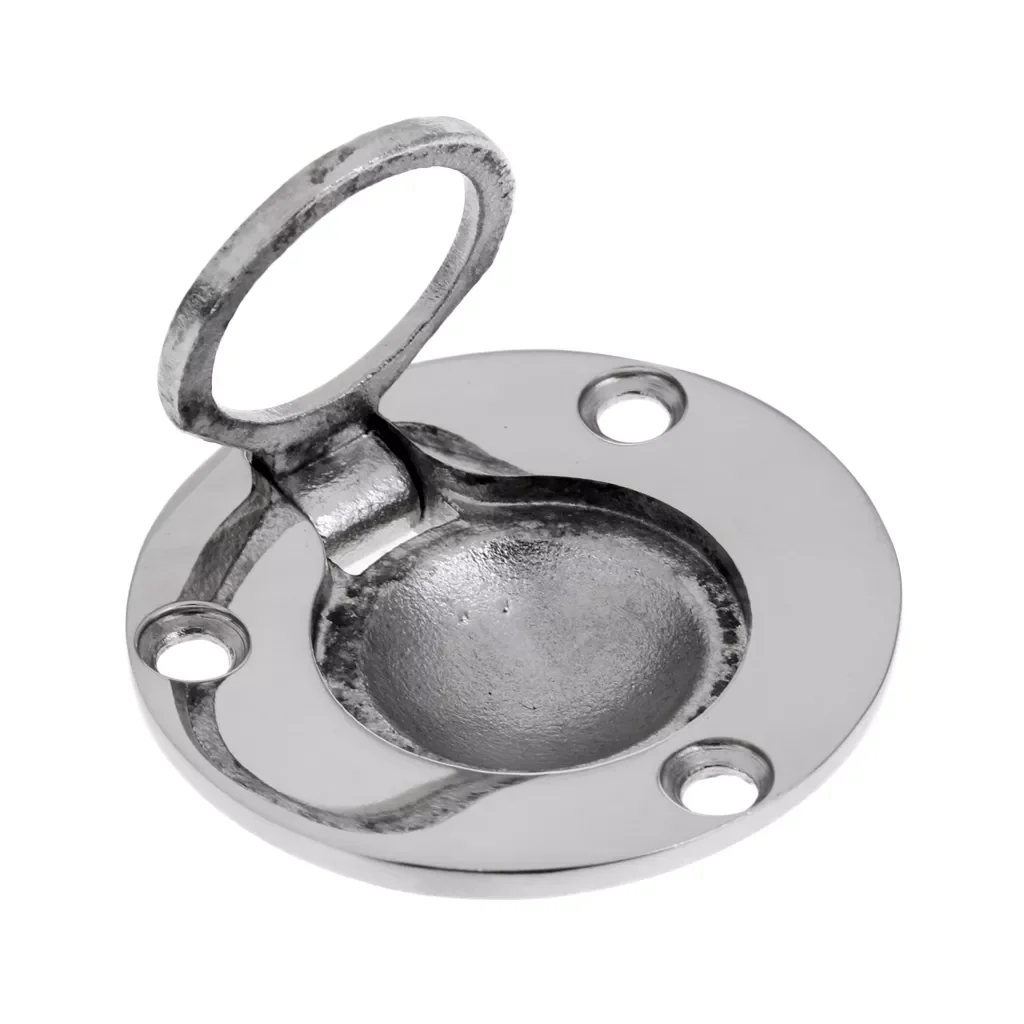 

Round Flush Ring Pulls Recessed Hatch Door Drawer Handle Marine Boats Hardware, 49x49mmcar accessories