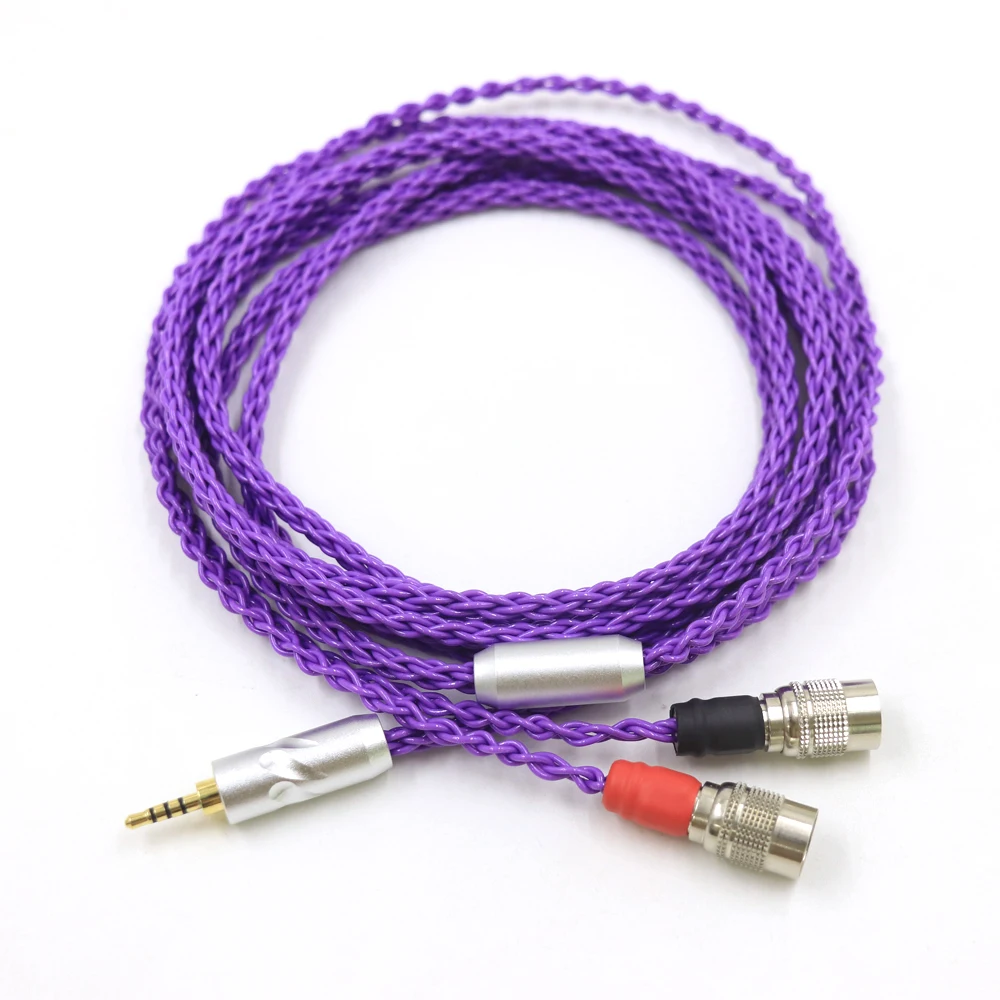 Обновление кабелей посеребренных наушников для Dan Clark Audio Mr Speakers Ether Alpha Dog Prime