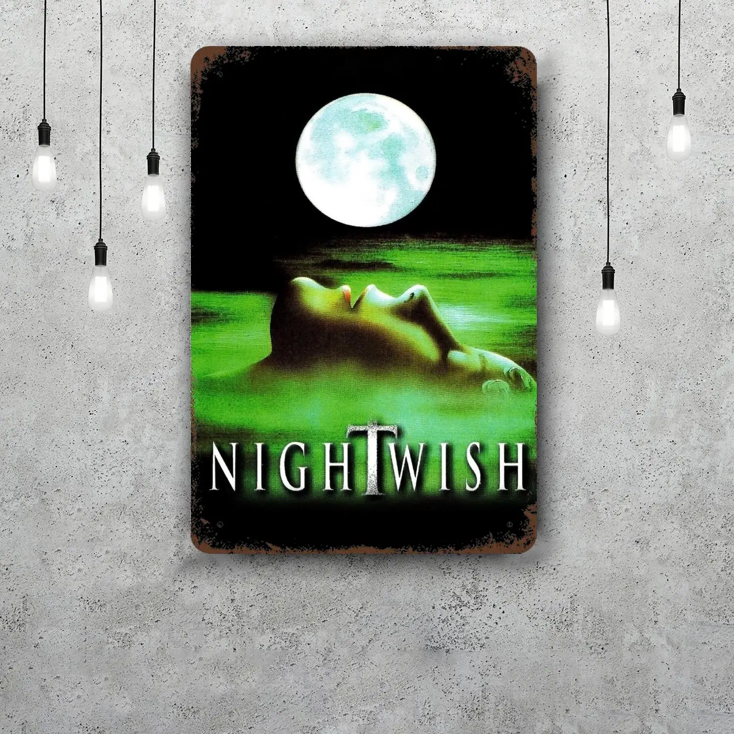 Фото Металлические вывески Nightwish, настенный декор, винтажные жестяные вывески, металлический плакат капитана, декор для бара, паба, клуба, украшение стены №2