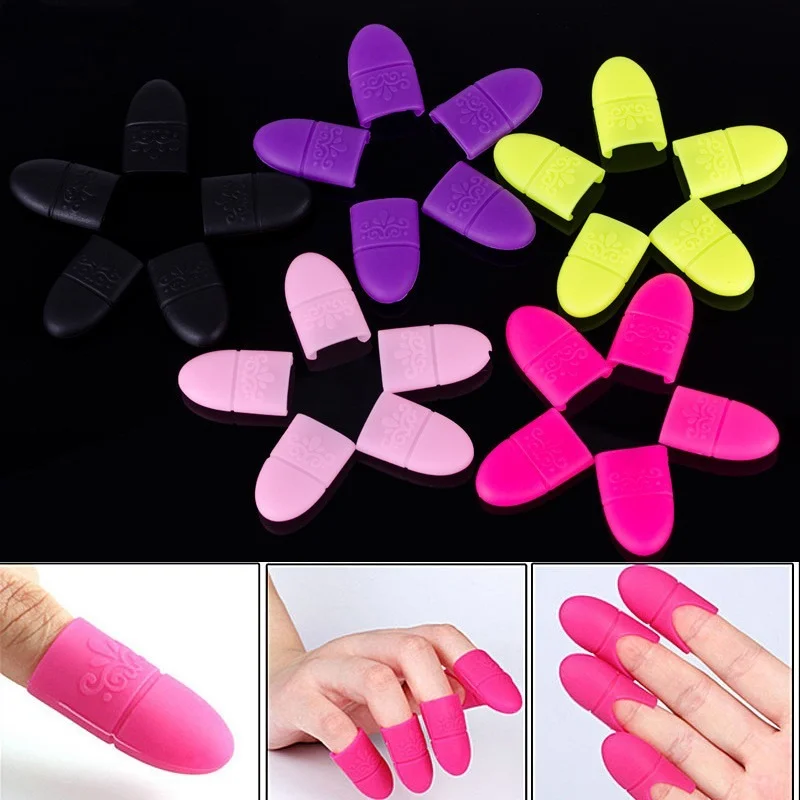 

Silicone Nail Art Soak Off Cap Clips Varnish UV Gel Polish Remover Wrap Tool Nail Wipes Manicure Tools Accessories