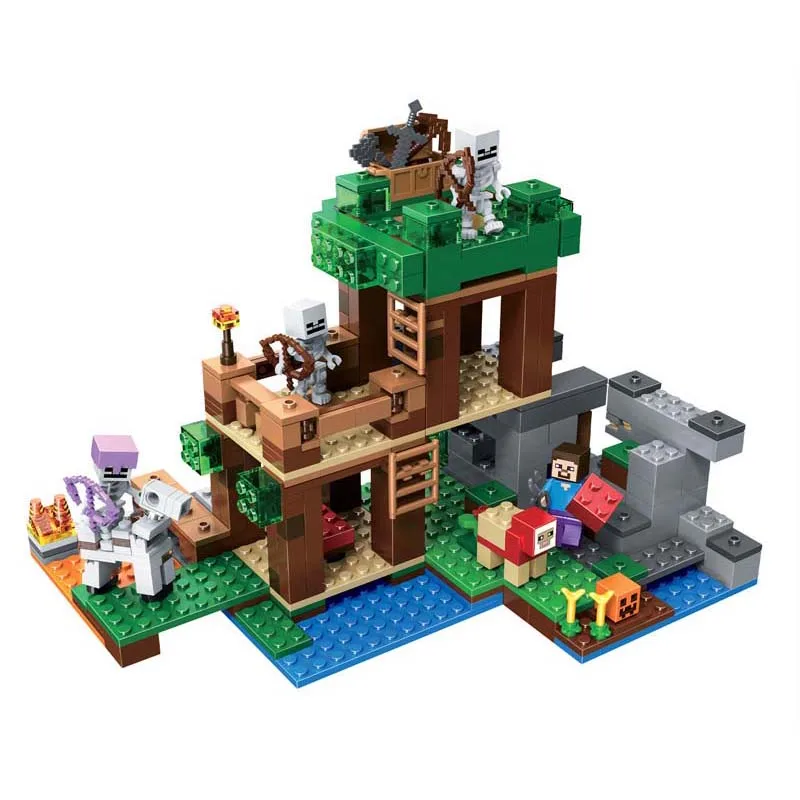 

463 шт. строительные блоки My World, совместимые с 21146 игрушками, скелет, Арена, детский подарок