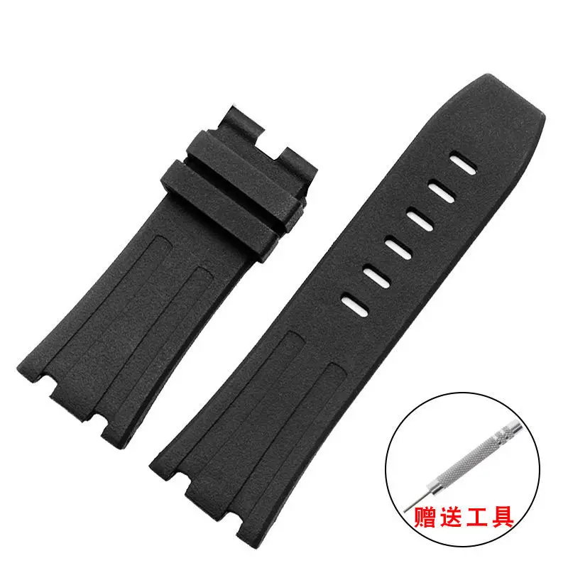 Watch strap suitable for AP Royal Oak Offshore series 15400/15202/15703 waterproof rubber silicone strap 28mm