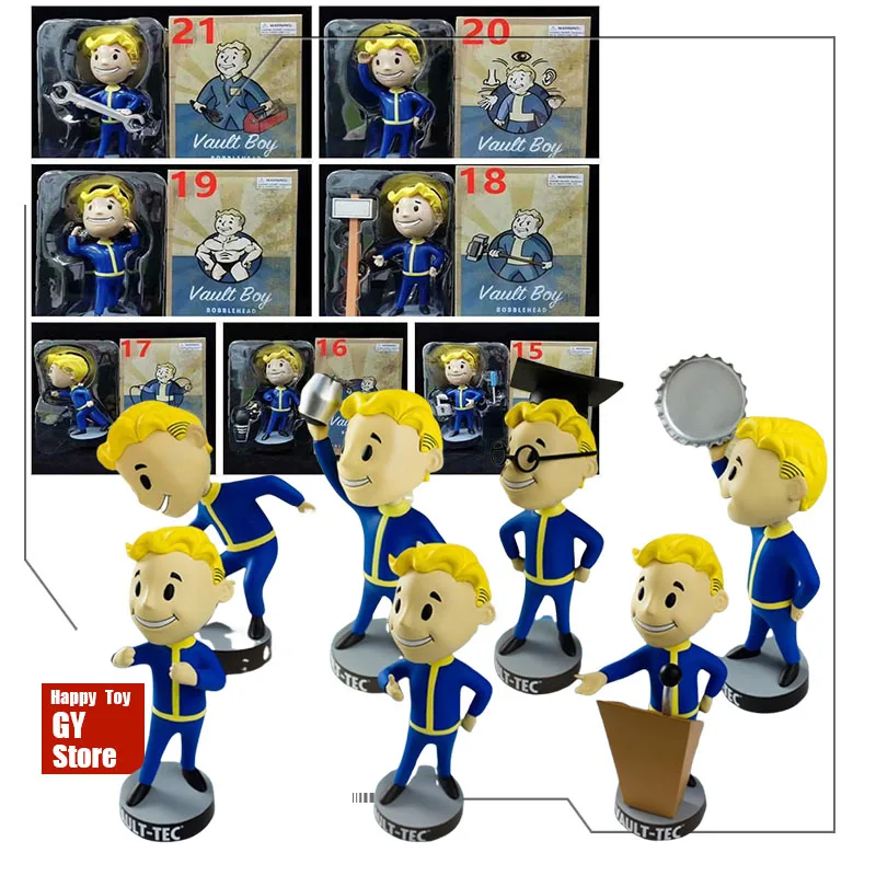 Фигурка Bobblehead Cute Vault Boy в комплекте аниме фигурка экшн-фигурка Коллекционная