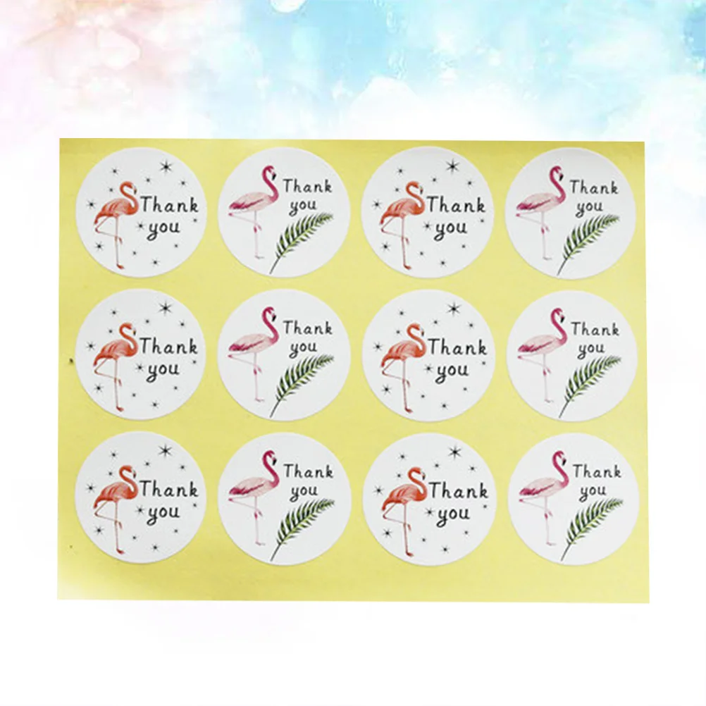 

480PCS Sealing Stickers Round Adhesive Decals Decoration Paper Label Gift Tags for Candy Box