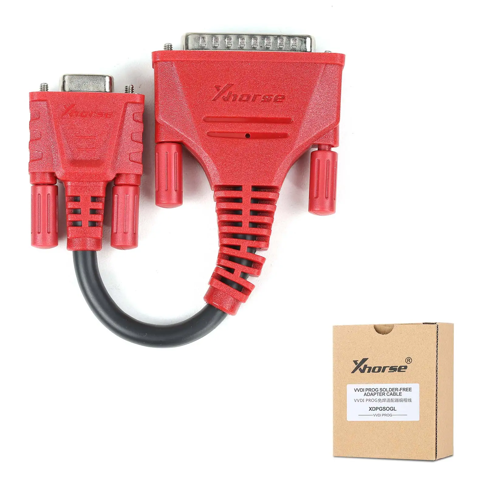 

Соединительный кабель Xhorse XDPGSOGL DB25 DB15 работает с адаптерами VVDI Prog и без пайки