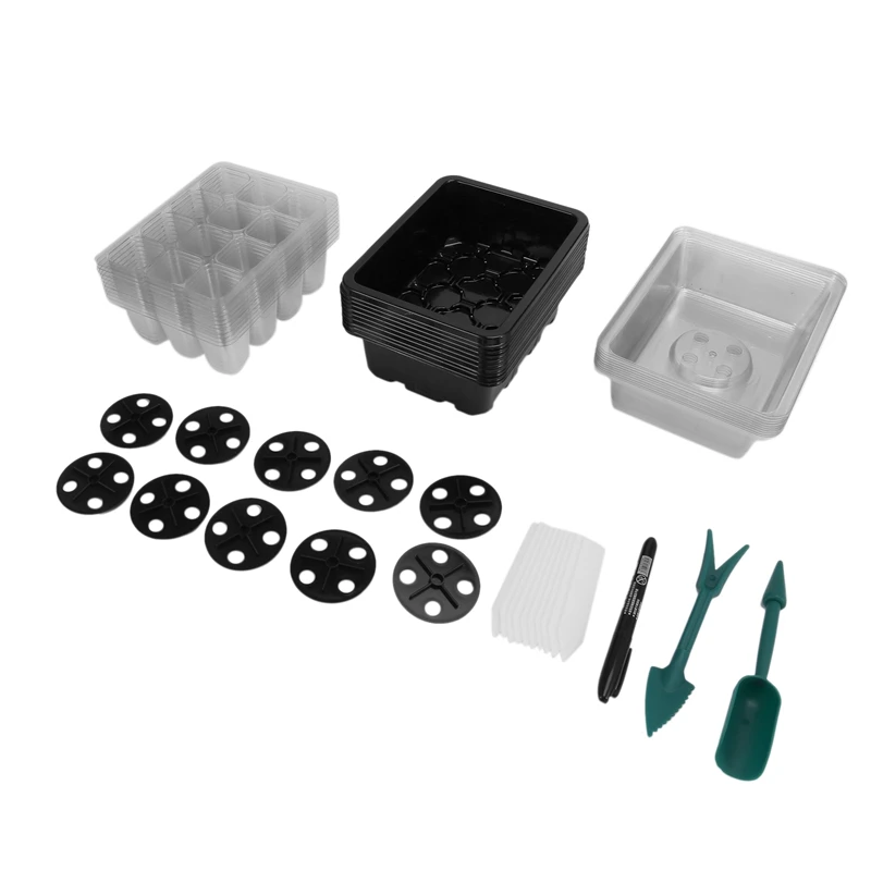 

Seed Starter Tray Humidity Adjustable Plant Sprout Tray With Dome Mini Incubator For Seed Starter Kit