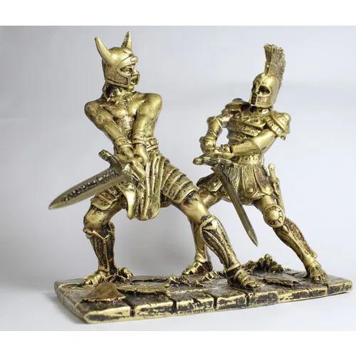 Sahediyelik античный греческий-римский истребитель двойной меч фигурка из полиэстера