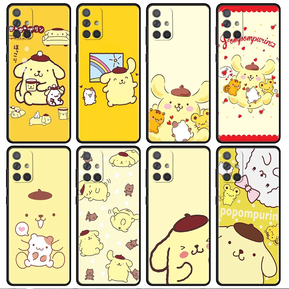 

Pom Pom Purin Cover For Samsung Galaxy A52 A12 A51 A32 A21s A71 A32 5G A12 A22 A53 A31 A13 A72 A02s A41 A03 A04 Phone Cover