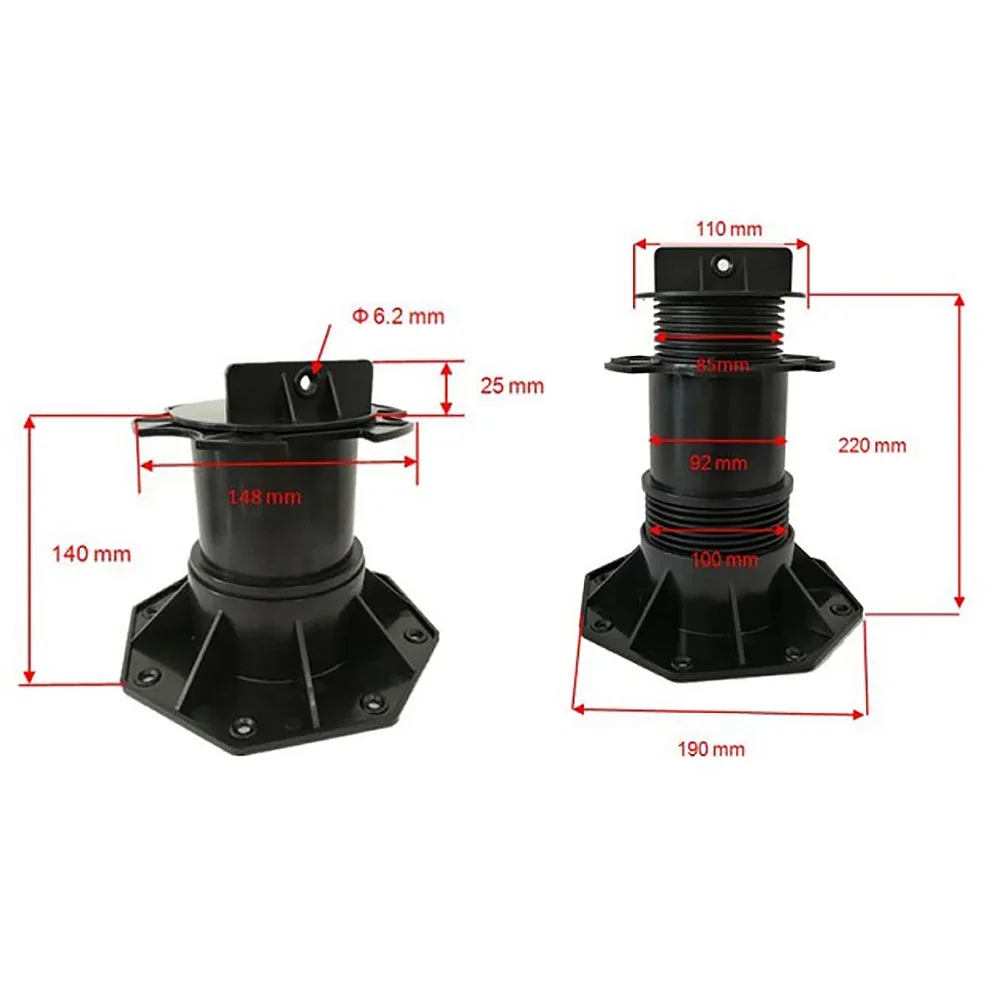 Стабильные и прочные садовые напольные доски из сплава 4 размеров полипропилен