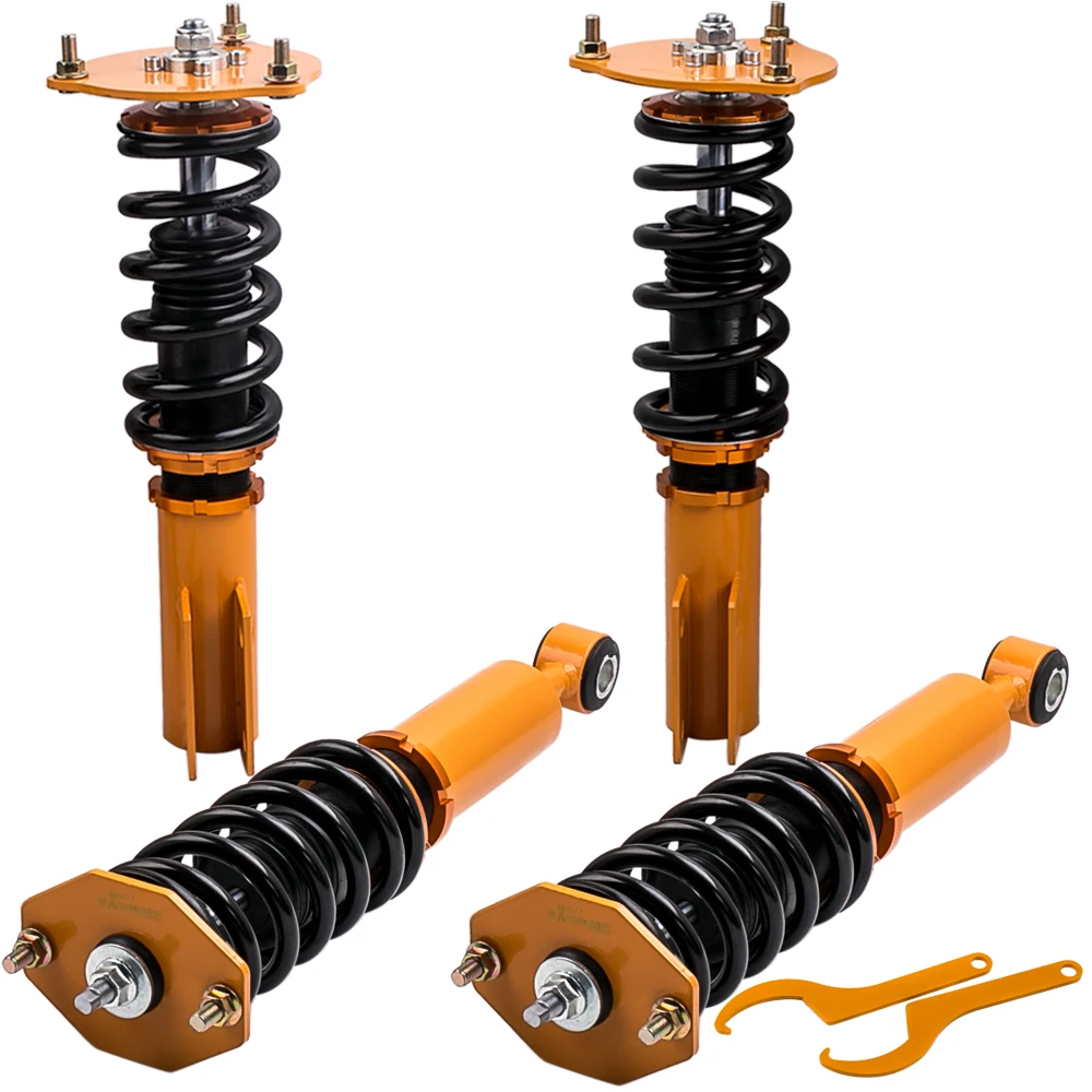 

Height Coilovers For Mitsubishi 3000GT AWD 1991-1999 3.0L Stealth 91-96 Set Spring Shocks Coilover Spring Coilover Suspension