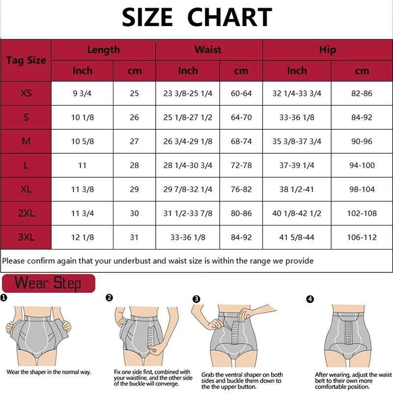High Waist Control Panties Women Shapewear Tummy Compression Underwear Mesh Butt Lift Front Closure Slim Waist Trainer XXXL