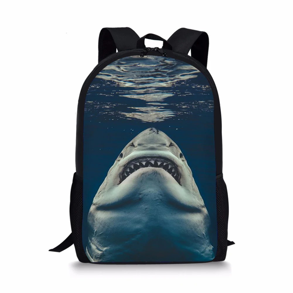 Shark Printing Backpack for Kid Shoulders Bag Fashion School Bag for Teenage Girl Children Travel Plecaki Szkolne