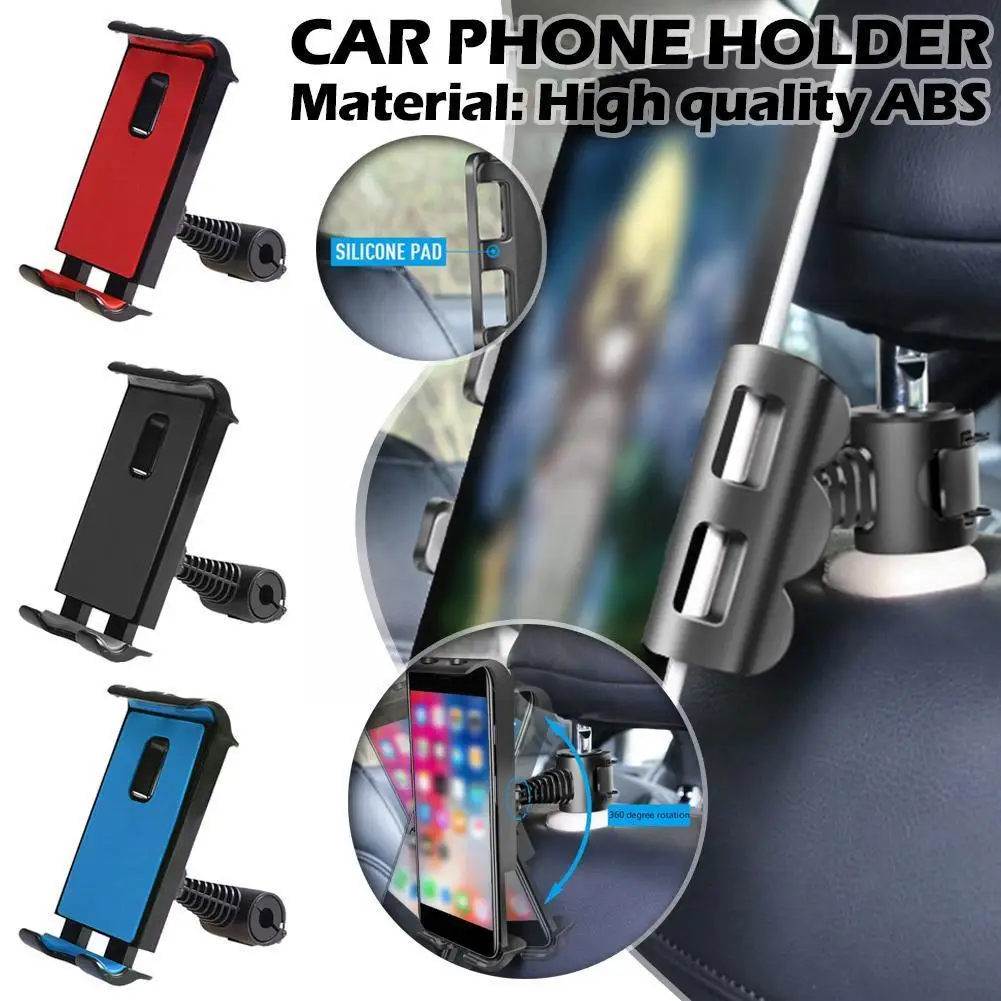 

Universal Auto Car Tablet Holder Air Vent Mount Mobile Phone Holder Tablet Stand For IPhone 14 Seat Back Pad Bracket H7E0