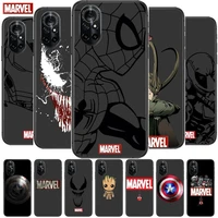 marvels spiderman iron man clear phone case for huawei honor 20 10 9 8a 7 5t x pro lite 5g black etui coque hoesjes comic fash