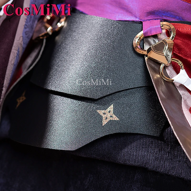 CosMiMi Scaramouche Косплей Игра Genshin Impact Костюм Красивая Мода Боевая Униформа