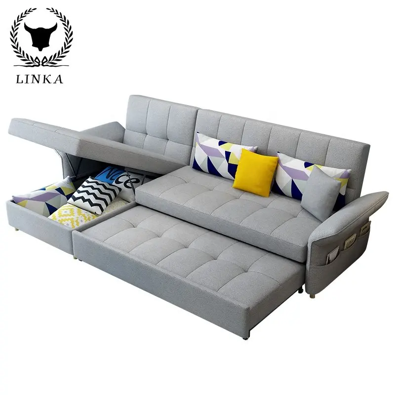 

Диван-кровать современный простой для гостиной складной бытовой многофункциональный высококлассный диван-кровать