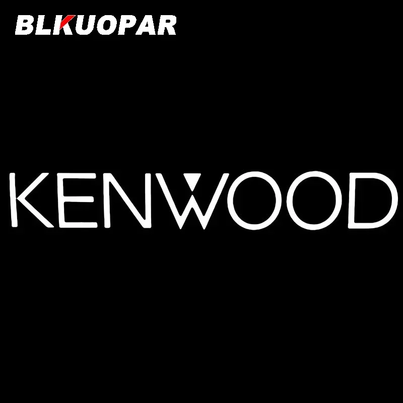 

BLKUOPAR KENWOOD наклейки с логотипом и наклейки для кузова автомобиля, подходящие для любого плоского и гладкого чистого поверхности, виниловая автомобильная пленка, украшение