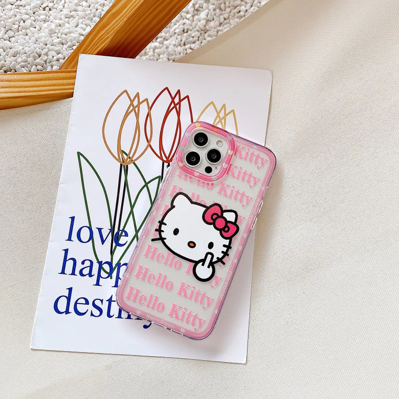 

Hello Kitty Phone Cases For IPhone 13 12 11 Pro Max XR XS MAX 8 X 7 SE 2022