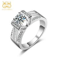 guginkei fashion sweet simple geometric classic luxury zircon rings womens jewellery silver 925 jewelry ring gift