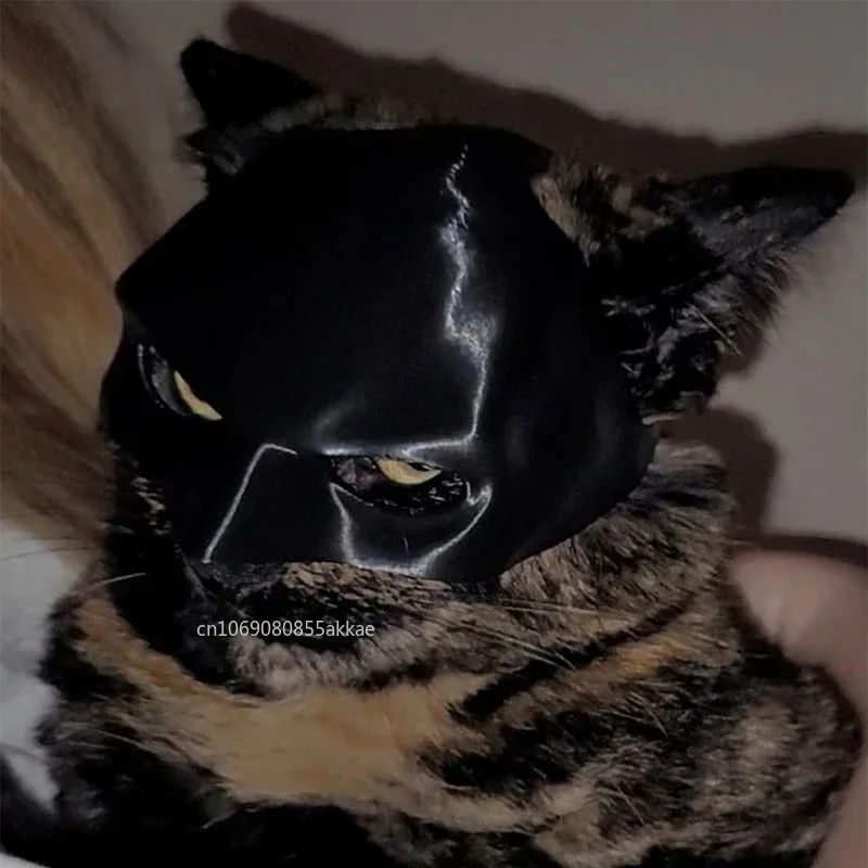 Прохладная маска кошки черная летучая мышь косплей Хэллоуин праздничная