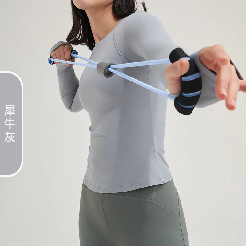 TRY TO BN Женский спортивный Топ с длинным рукавом для фитнеса и йоги спортивная