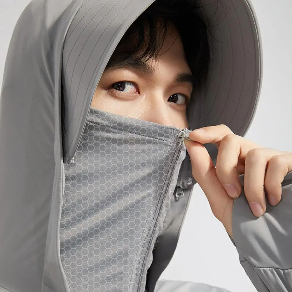 

Sunscreen Clothing Lightweight Sun Protection Hoodie Coats Outdoor Hat Women Clothes Silk Sunscreen Sports Sun-Protective I C9U6