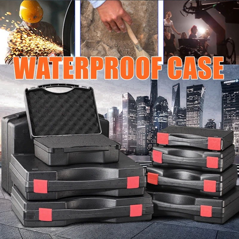 Multifunctional Hardware ToolBox Portable Plastic Instrument Case Notebook Protective Storage Box Outdoor Equipment Tool Case