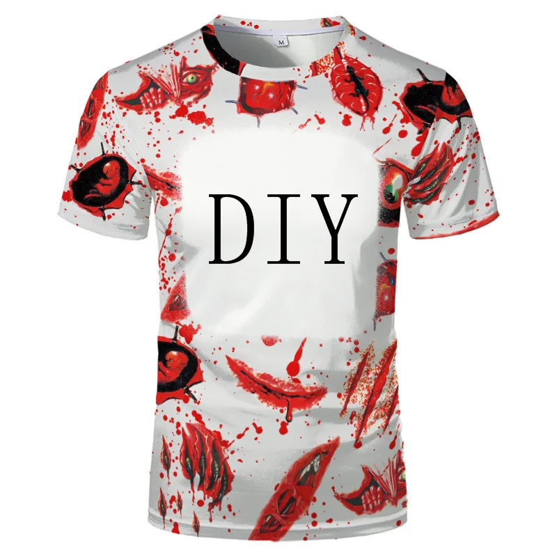 

Halloween Series 3D Print DIY Men's Kids Hot Sale Cool Fashion Casual O Neck Short Sleeve Men's Street Short Sleeve Sports Top