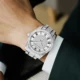 Golden Luxury Quartz Watch Men Diamond Stainless Steel Watches Male Roman Dial Business Tonneau Clock Relogio Masculino Hombre Other Image
