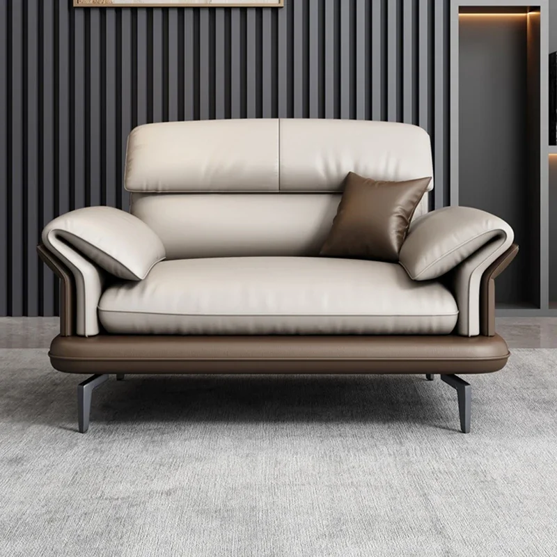 Кожаная мебель роскошный модульный диван Современная эргономичная необычная