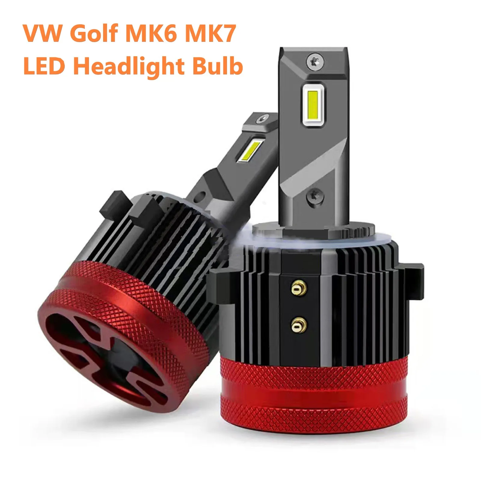 H7 Led Headlight Bulb Kit 65W Canbus Error Free Low Beam 6000K Cool White Light LED Headlights Conversion Kit for VW Golf MK6 MK