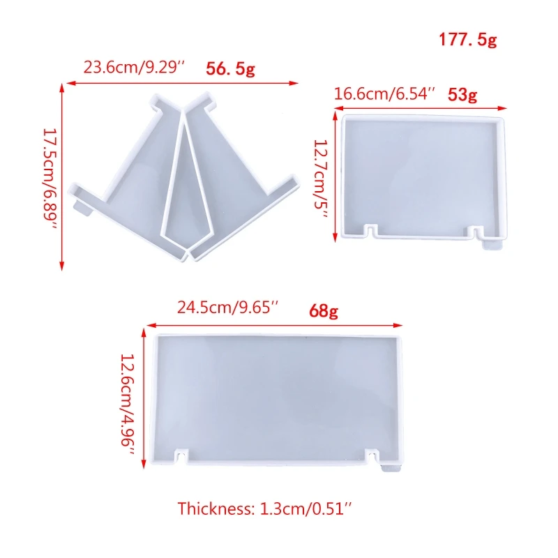 Смола Плесень Декор Ремесло DIY Литье Домашний Стола Дисплей Стенд Лоток