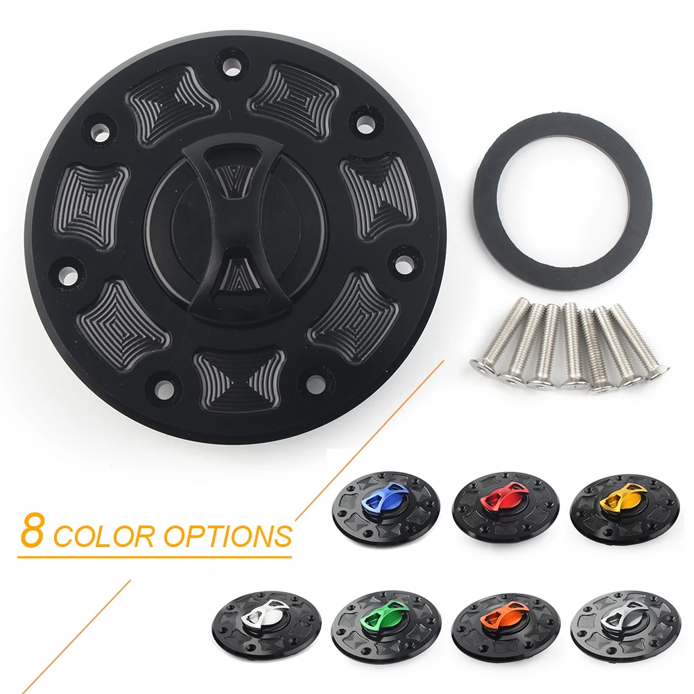 Алюминиевая крышка топливного бензобака мотоцикла с ЧПУ для Kawasaki ZX9R ZX6R ZX-7 ZRX-1100